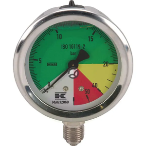 Manometer 63 mm Ø 0-20-60 - WIKA MA632060