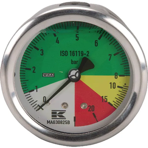 Manometer 63 mm Ø 0-8-25 - WIKA MA630825B