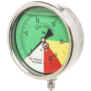 Manometer Ø100 mm 0-20-40-60 1/4