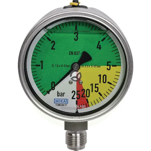 Manometer Ø100mm 0-5/25 1/2