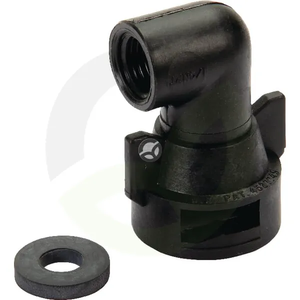 Pokrovček šobe, bajonetni, z navojem, črn - TeeJet QJ46769014NYR