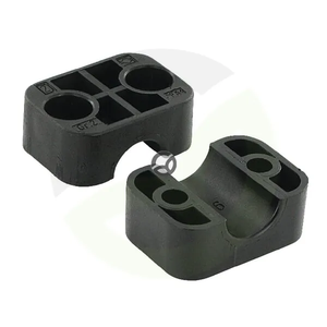 Cevna objemka, črna gladka A2 16 mm - STAUFF RS911216PAG