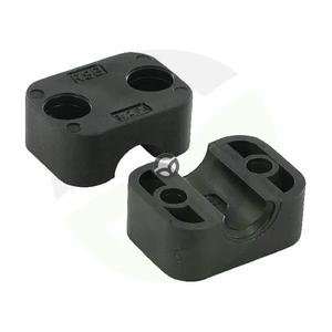 Cevna objemka, črna gladka A2 12,7 mm - STAUFF RS9112127PAG
