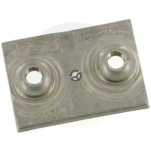 Privarilna plošča enojna inox GR.2 - STAUFF RS9312RVS