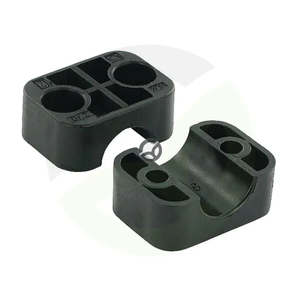 Cevna objemka, črna gladka A2 18 mm - STAUFF RS911218PAG