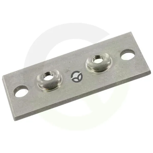 Plošča z dvema luknjama inox Gr.3 - STAUFF RS9413RVS
