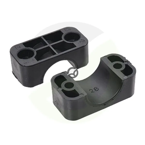 Cevna objemka, črna gladka A4 28 mm - STAUFF RS911428PAG