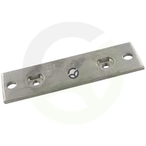 Plošča z dvema luknjama inox Gr.5 - STAUFF RS9415RVS