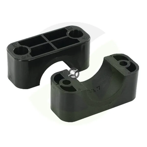 Cevna objemka, črna gladka A5 33,7 mm - STAUFF RS9115337PAG