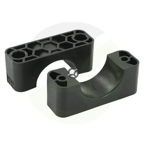 Cevna objemka, črna gladka A6 45 mm - RSB RS911645PAG