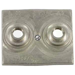 Privarilna plošča enojna inox GR-1 - STAUFF RS9311RVS