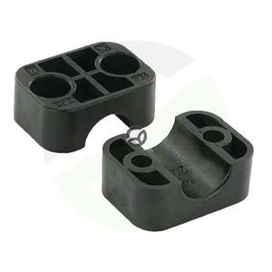 Cevna objemka, črna gladka A2 17,2 mm - STAUFF RS9112172PAG