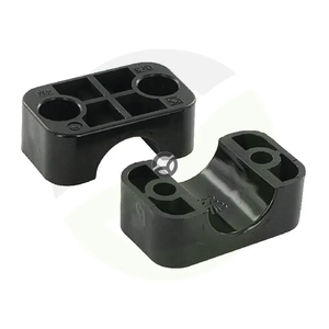 Cevna objemka, črna gladka A3 22 mm - STAUFF RS911322PAG