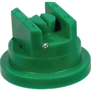 Šoba z ravnim ploskim curkom SF 80° 015 zelena plastika - ASJ SF080015