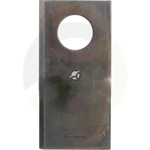 Nož kosilnice desni 100x48x3mm luknja Ø23mm - Kramp T683RKR