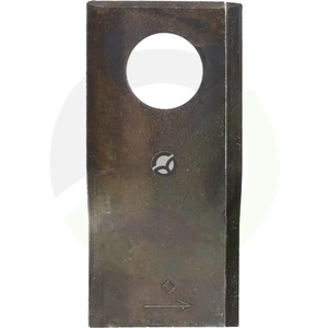 Nož kosilnice levi 101x48x4mm luknja Ø23mm - Kramp T684LKR
