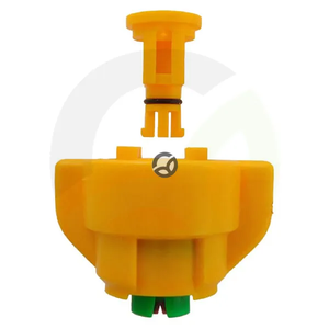 Šoba TD 60° 02 rumena/zelena keramika - Agrotop TD6002