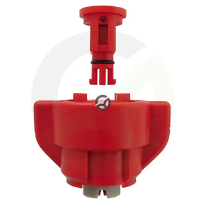 Šoba TD 60° 04 rdeča/siva keramika - Agrotop TD6004