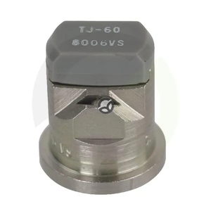 Dvojna ploščata šoba TJ 80° 06 siva inox - TeeJet TJ608006