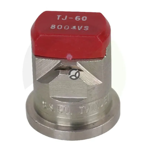 Dvojna ploščata šoba TJ 80° 04 rdeče inox - TeeJet TJ608004VS