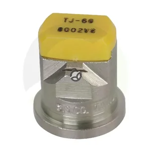 Dvojna ploščata šoba TJ 80° 02 rumena inox - TeeJet TJ608002VS