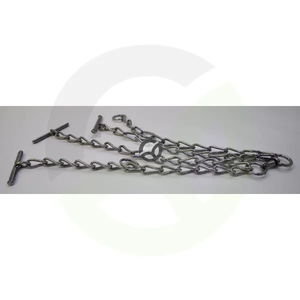 Kravja veriga za privez v 4 delih 7 mm - 2 kg - Kerbl TZ2422