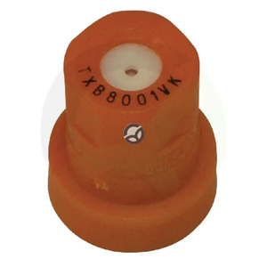 Šoba s točkovnim cukrom TXB 80° 01 oranžna keramika - TeeJet TXB8001VK