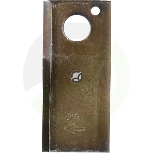 Nož kosilnice desni 107x48x4mm luknja Ø 18,50 mm - Primerno za PZ - 25 kosov - Vicon VN9936156001
