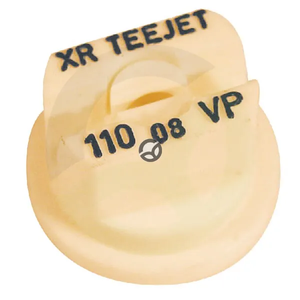 Šoba s ploščatim curkom XR 110° 08 bela plastika - TeeJet XR11008VP