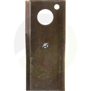 Nož kosilnice desni 107x48x4mm luknja Ø18,50mm - Kuhn Z1199260