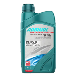 Motorno olje za plovila - Addinol SAE 10W-40 - AQUAPOWER INBOARD 4T 1040