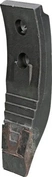 Lemežna špica 260x80x20 mm, kaljen, ukrivljen, 2 luknji - Kramp 00311069KR