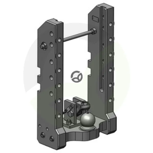 Nosilec drsnega priklopa K80 330 mm - Scharmüller 00158070A02