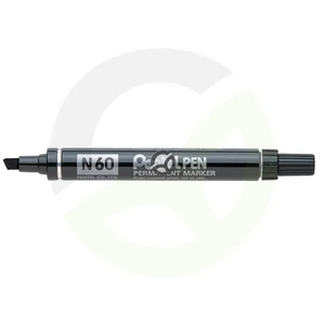 Marker N60 črn - Pentel 001915