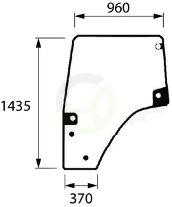 Steklo vrat - Kramp 001687430N
