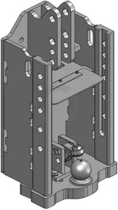 Nosilec drsnega priklopa 80 mm - Scharmüller 00123800A11