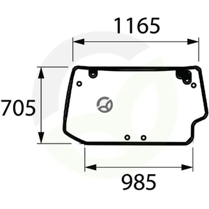 Zadnje steklo - Kramp 00121438030N