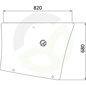 Stransko okno - Kramp 0011056990N