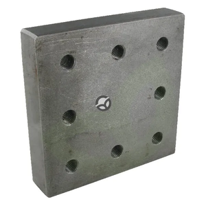 Privarljiva montažna plošča 130x130mm 8x M20 - Scharmüller 00645030