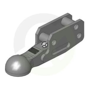 Vlečno uho s prirobnico K80® Krone Titan - XL, XXL - Scharmüller 00647300A02