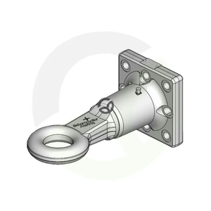 Vrtljivo vlečno uho s prirobnico Ø76mm F3 145x145 - Scharmüller 006546320A02