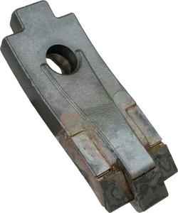 Lemežna špica 223x83mm kaljena, 1 luknja - Kramp 008352CN