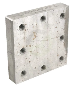 Privarljiva montažna plošča 145x145 / 160mm 8x M20 - Scharmüller 00645000