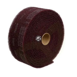 Brusni material Scotch-Brite 100 mm 10 m, rdeča - 3M 03760