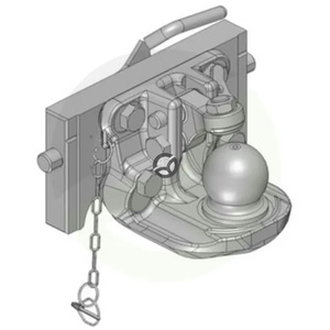 Priklopna krogla K80 310 mm - Scharmüller 03631041A02