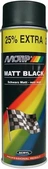 Mat črna barva 500ml - Motip 04006