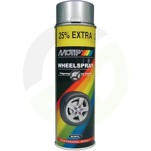 Barva Silver Rim 500ml pločevinka z sprejm - Motip 04007