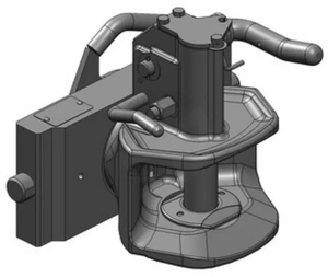 Drsni priklop 255 mm - Scharmüller 03255102A02