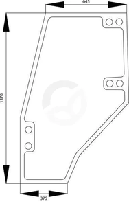 Steklo vrat - SDF 04402777