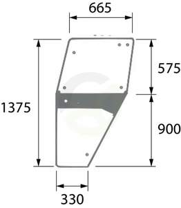 Steklo kabine - Kramp 04347340N